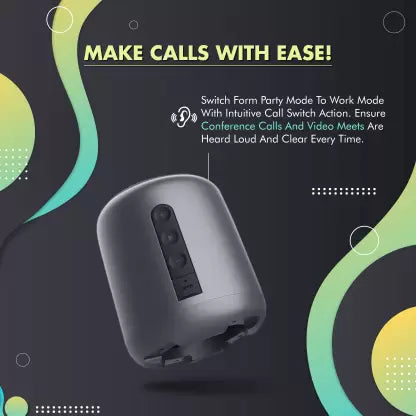 Wings WL-THUNDER-GREY 5 W Bluetooth Speaker (Grey, Black, Mono Channel) Wings WL-THUNDER-GREY 5 W Bluetooth Speaker (Grey, Black, Mono Channel)